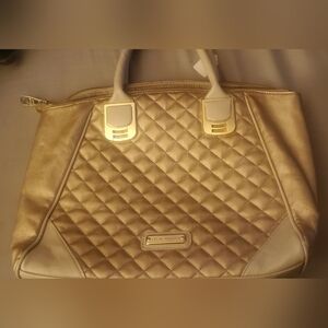 Steve Madden Gold Quilted Women's Bag